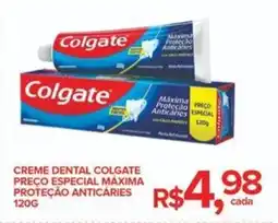 Super Bom Creme dental colgate preço especial máxima proteção anticáries oferta