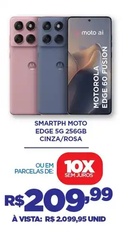 DB Supermercados Smartph moto EDGE 5G 256GB CINZA/ROSA oferta