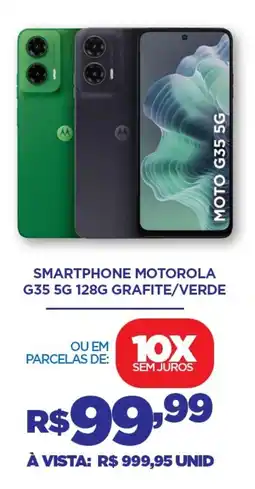DB Supermercados Smartphone motorola G35 5G 128G GRAFITE/VERDE oferta