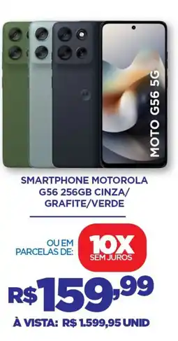 DB Supermercados Smartphone motorola G56 256GB CINZA/ GRAFITE/VERDE oferta