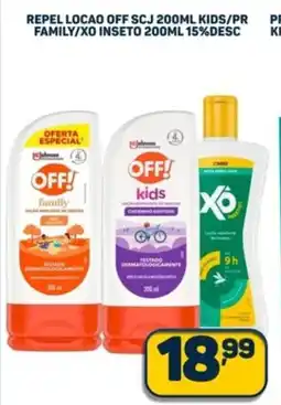 Dom Atacadista Repel locao off scj kids/pr family/xo inseto oferta