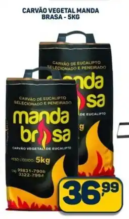 Dom Atacadista Carvão vegetal manda brasa oferta