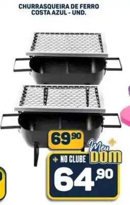 Dom Atacadista Churrasqueira de ferro costa azul-und. oferta