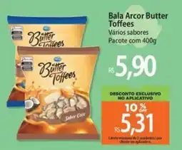 Atacadão Bala Arcor Butter Toffees oferta