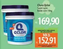 Atacadão Cloro Qclor Super ação Balde oferta