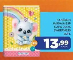 DB Supermercados Caderno jandaia esp capa dura sweetness 80fl oferta