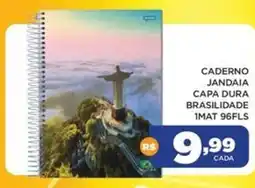 DB Supermercados Caderno jandaia capa dura brasilidade 1mat 96fls oferta
