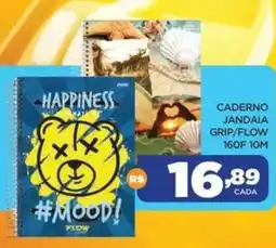 DB Supermercados Caderno jandaia grip/flow 160f 10m oferta