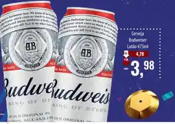Supermercados BH Cerveja Budweiser Latão oferta