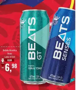 Supermercados BH Bebida Alcoólica Beats Latão oferta