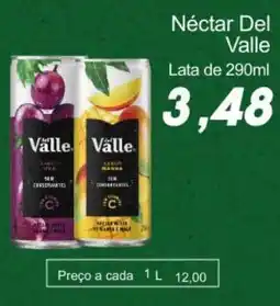 Villefort Atacadista Néctar Del Valle Lata oferta