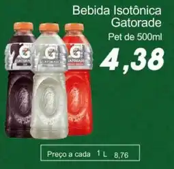 Villefort Atacadista Bebida Isotônica Gatorade oferta