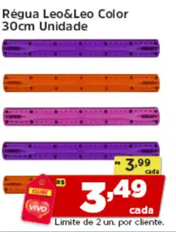 Rede Vivo Régua Leo&Leo Color 30cm oferta