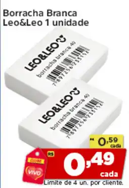 Rede Vivo Borracha Branca Leo&Leo 1 unidade oferta