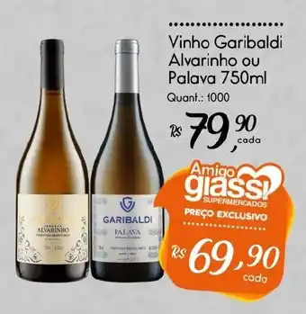 Vinho Garibaldi Alvarinho ou Palava