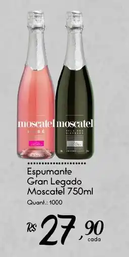 Giassi Supermercados Espumante Gran Legado Moscatel oferta