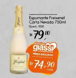Giassi Supermercados Espumante Freixenet Carta Nevada oferta