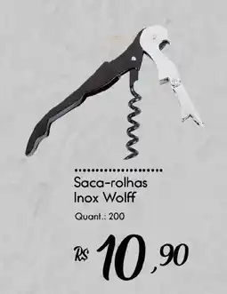 Giassi Supermercados Saca-rolhas Inox Wolff oferta
