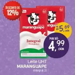 Cometa Supermercados Leite UHT MARANGUAPE Integral oferta