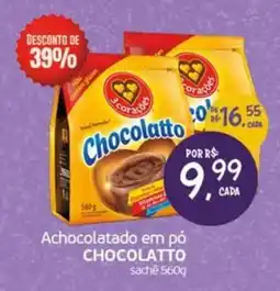 Cometa Supermercados Achocolatado em pó CHOCOLATTO sache oferta