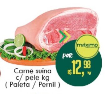 Carne suina c/ pele 1kg Pernil ou Paleta