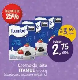 Cometa Supermercados Creme de leite ITAMBÉ tp oferta