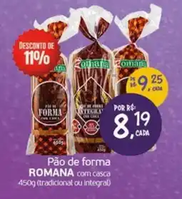 Cometa Supermercados Pão de forma ROMANA com casca oferta
