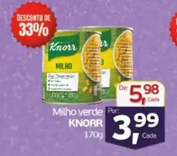 Cometa Supermercados Milho verde KNORR oferta