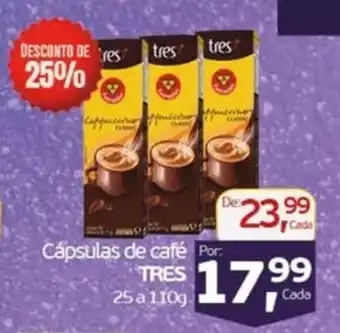Cometa Supermercados Cápsulas de café TRES oferta