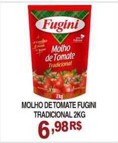 Mercadão Atacadista Molho De Tomate Fungi Tradicional 2kg oferta