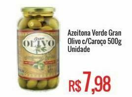 Mart Minas Azeitona verde gran olivo c/caroço 500g oferta