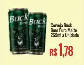 Mart Minas Cerveja buck beer puro malte 269m oferta