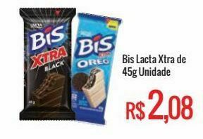 Mart Minas Bis lacta xtra de 45g oferta