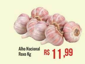 Mart Minas Alho nacional roxo kg oferta