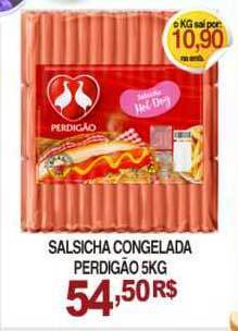 Mercadão Atacadista Salsicha Congelada Perdigão 5kg oferta