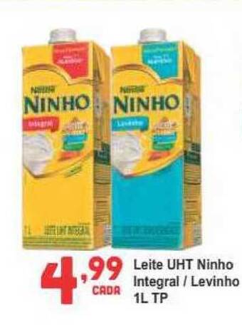 Rede Super Compras Leite Uht Ninho Integral Levinho 1L TP oferta