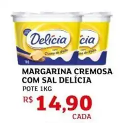 Assaí Atacadista Margarina cremosa com sal delícia oferta
