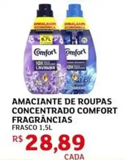 Assaí Atacadista Amaciante de roupas concentrado comfort fragrâncias oferta
