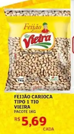 Assaí Atacadista Feijão carioca tipo 1 tio vieira oferta