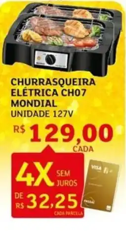 Assaí Atacadista Churrasqueira elétrica ch07 mondial oferta