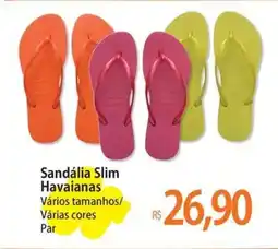 Atacadão Sandália Slim Havaianas oferta