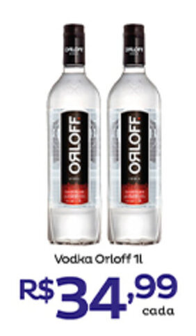 Super Lagoa Vodka Orloff 1L oferta