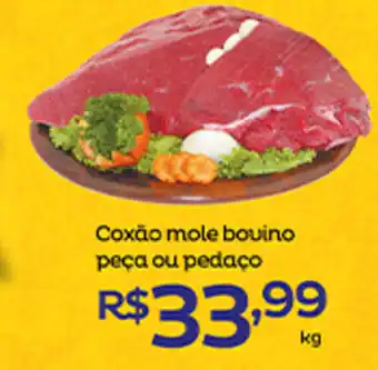 Coxao mole bovino peca ou pedaco 1kg