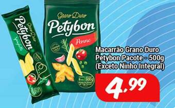 Shibata Supermercados Macarrão Grano Duro Petybon Pacote (exceto Ninho Integral) 500g oferta