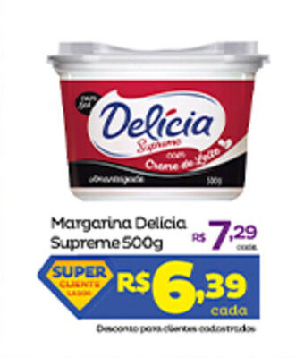 Super Lagoa Margarina Delicia Supreme 500g oferta