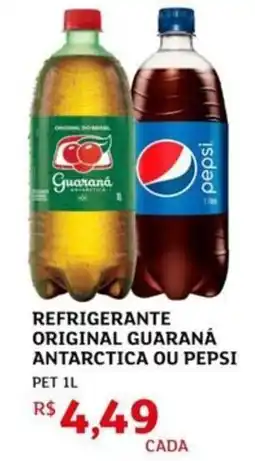 Assaí Atacadista Refrigerante original guaraná antarctica ou pepsi oferta