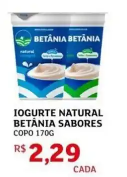 Assaí Atacadista Iogurte natural betânia sabores oferta