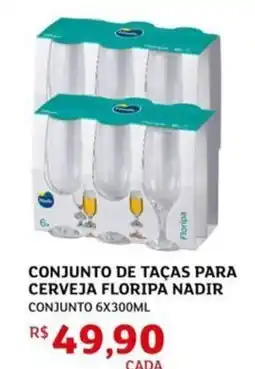 Assaí Atacadista Conjunto de taças para cerveja floripa nadir oferta