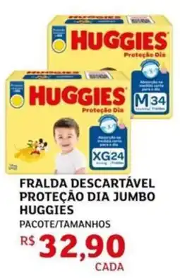 Assaí Atacadista Fralda descartável proteção dia jumbo huggies oferta