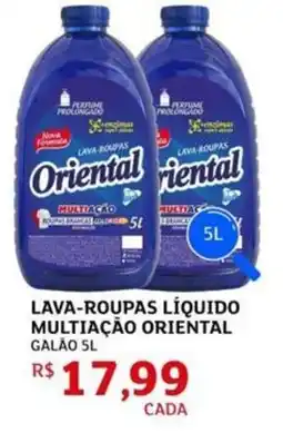 Assaí Atacadista Lava-roupas líquido multiação oriental galão oferta